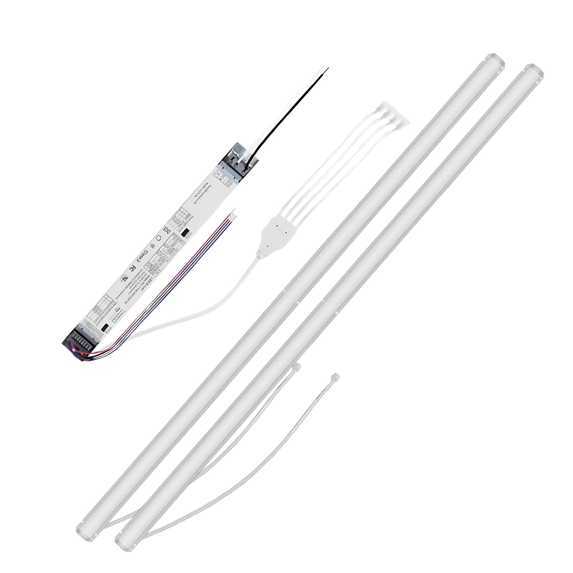 2ft Magnetic Linear Retrofit Kit, 3200/4800/6400 Lumens, 35K/40K/50K, 120-347V - Bees Lighting