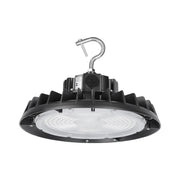 UFO High Bay Light, 200W, 30000 Lumens, 35K/40K/50K, 120-347V, Black