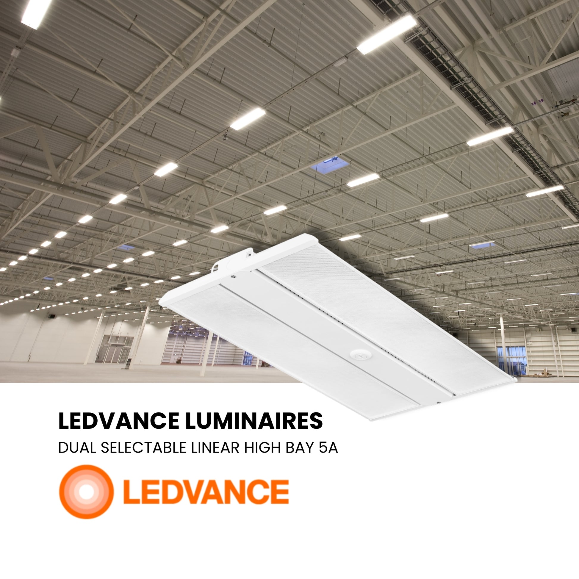 Sylvania - 2ft High Bay LED Light, 29000 Lumens, 220W, 4000K|5000K, 120/277V | Bees Lighting