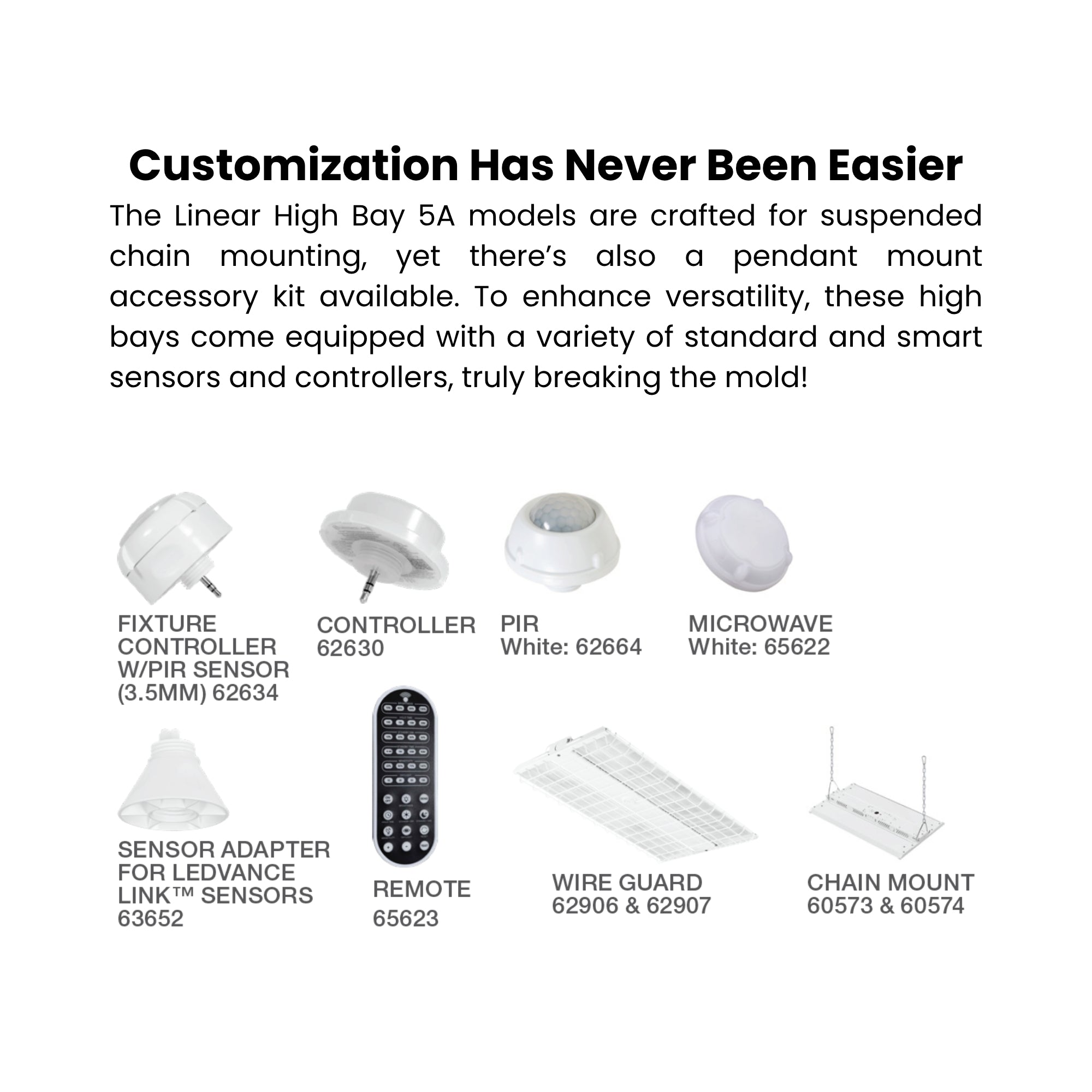 Sylvania - 2ft High Bay LED Light, 41100 Lumens, 300W, 4000K/5000K, 120-277V | Bees Lighting