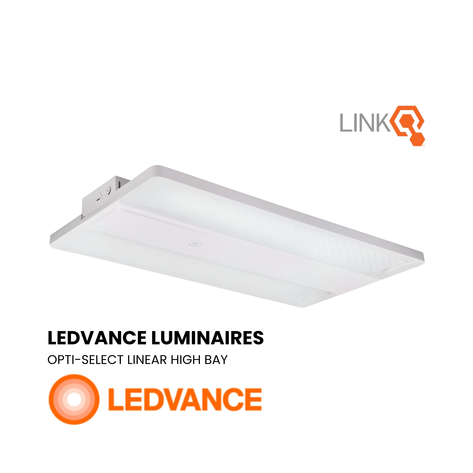 LEDVANCE SYLVANIA 66442 Opti-Select LED Linear High Bay 24,750 Lumens 105/135/165W Selectable 35K/40K/50K 277-480V Adjustable Distribution White