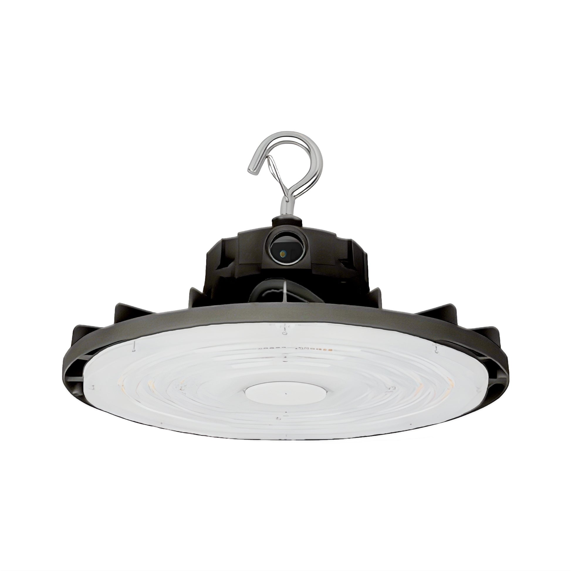 UFO High Bay Light, 100W, 15000 Lumens, 35K/40K/50K, 120-347V, Black - Bees Lighting