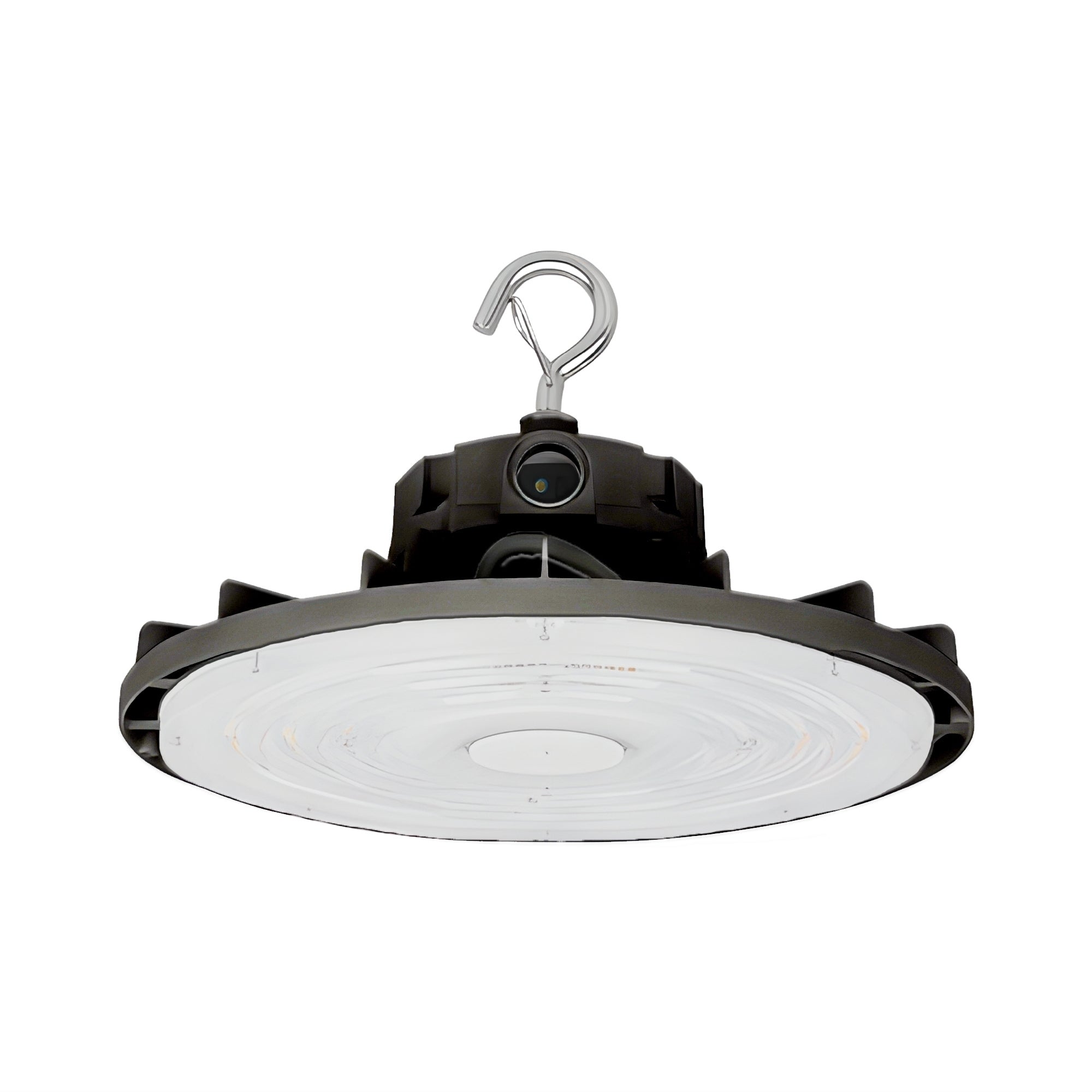 UFO High Bay Light, 100W, 15000 Lumens, 35K/40K/50K, 120-347V, Black - Bees Lighting