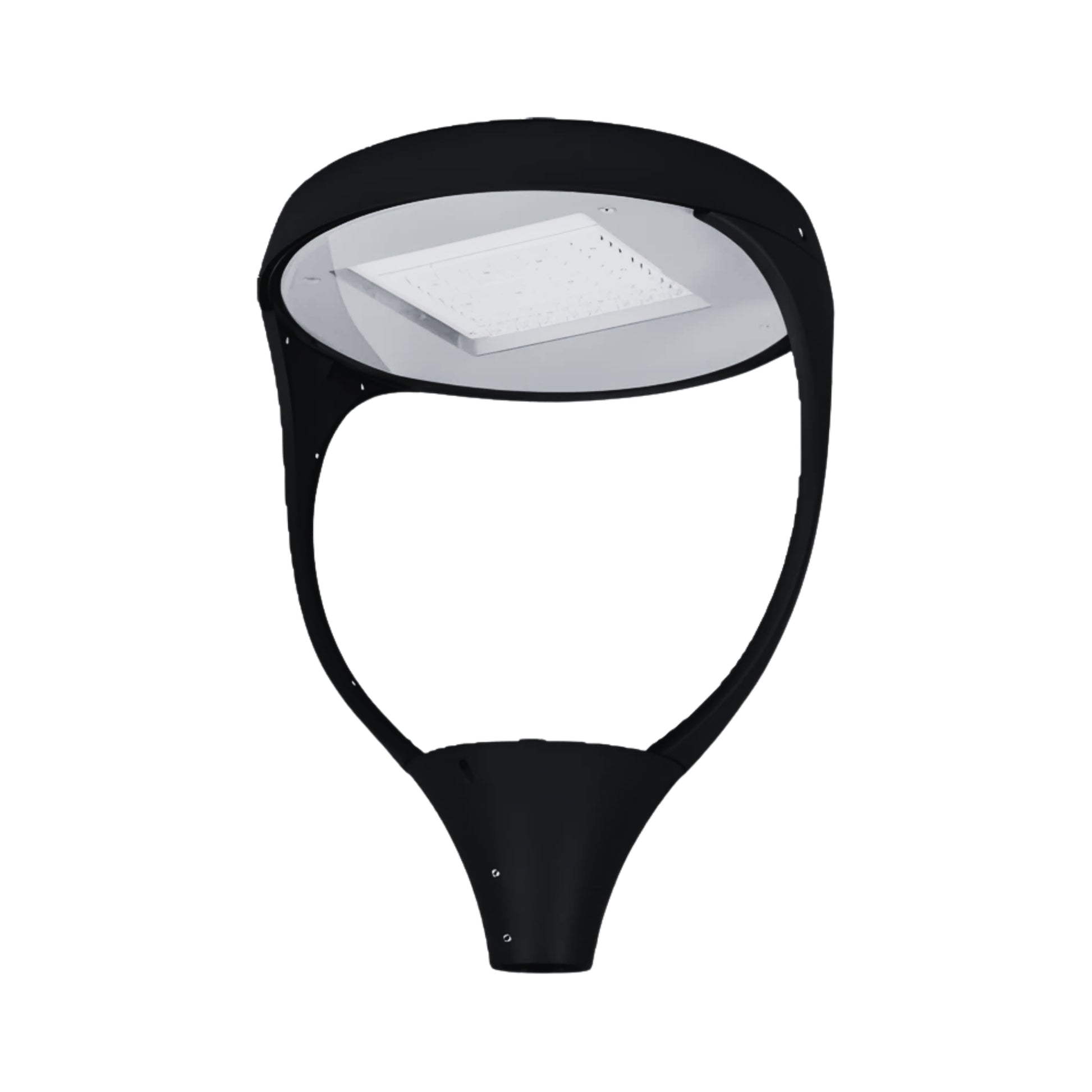 LED Post Top Area Light, 155W, 20500lm, 30K/40K/50K, 120-347V, Black - Bees Lighting