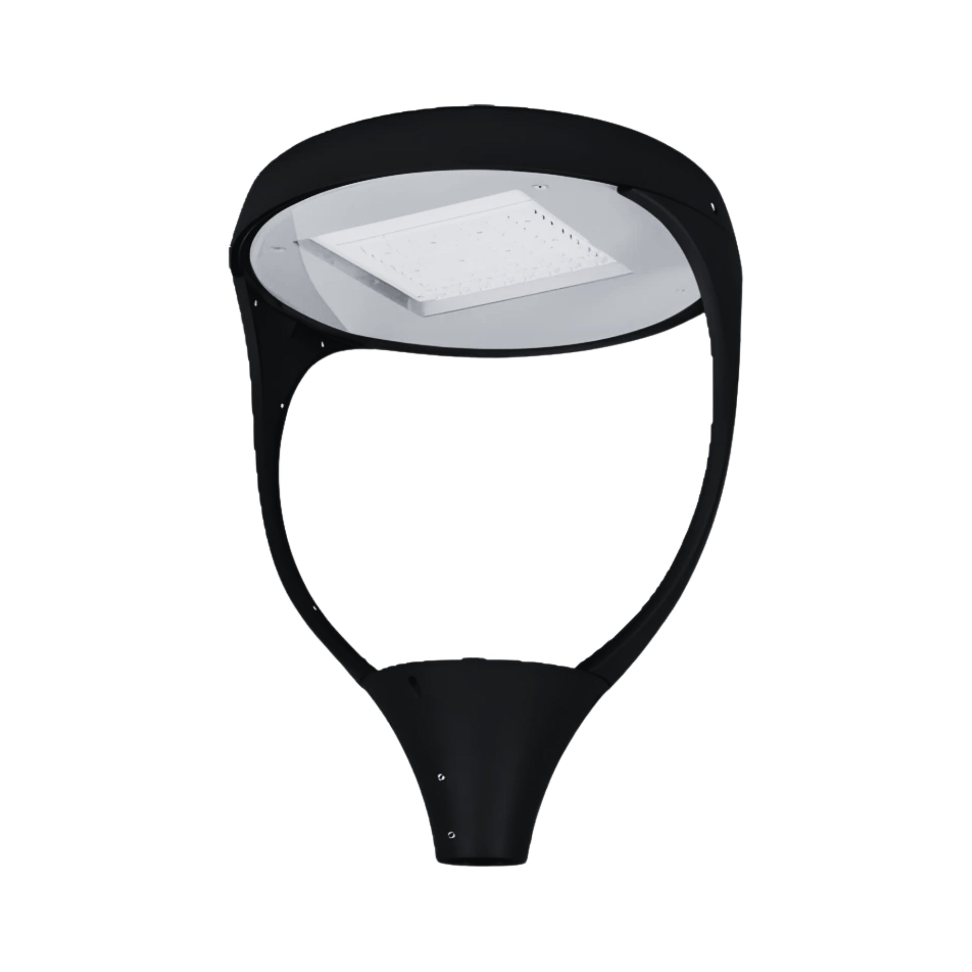 LED Post Top Area Light, 155W, 20500lm, 30K/40K/50K, 120-347V, Black - Bees Lighting