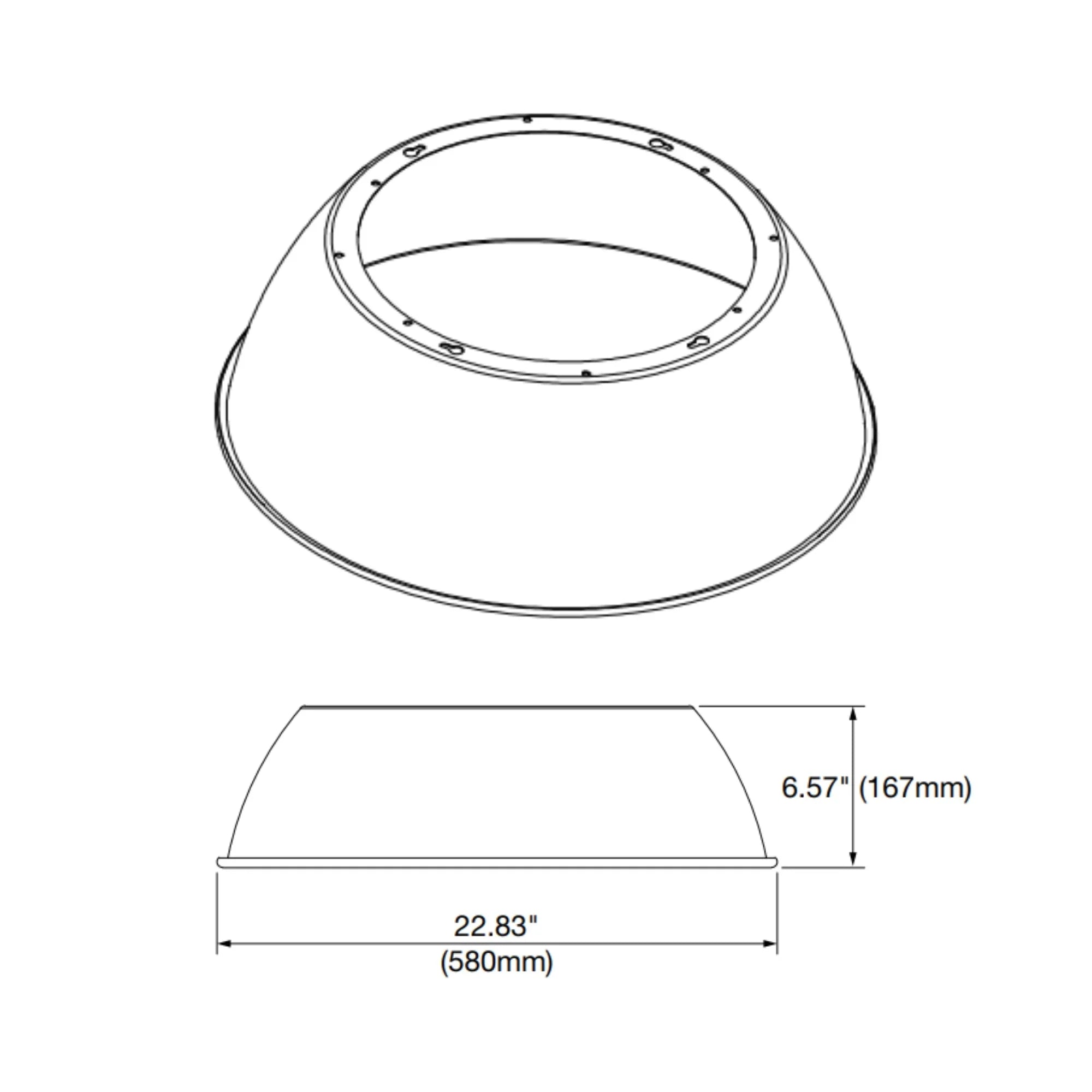 Aluminum Reflector, For Large UFOs