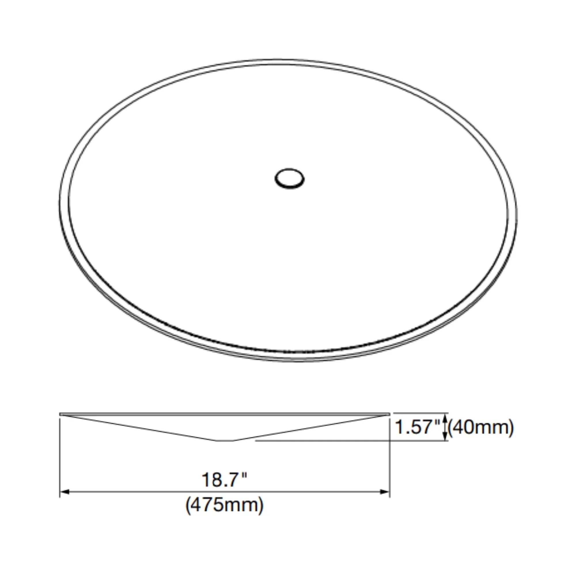 Sylvania - Bottom Lens, For Use With 66709 | Bees Lighting