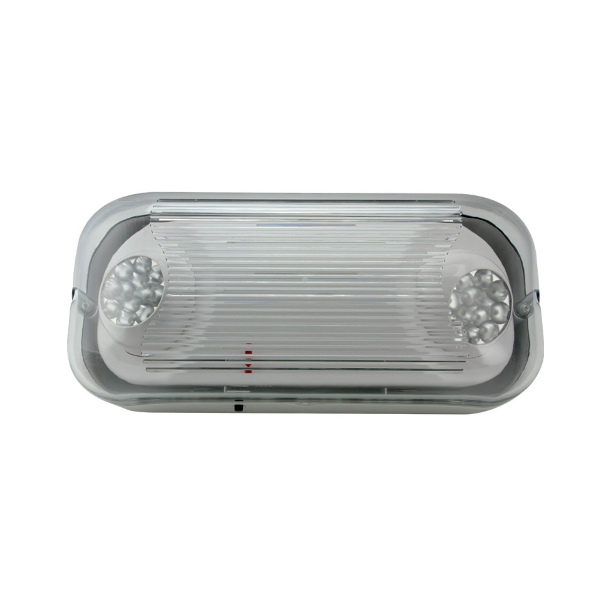 LED Emergency Light, 200 Lumens, Surface Mount, Black, Wet Rated - Bees Lighting