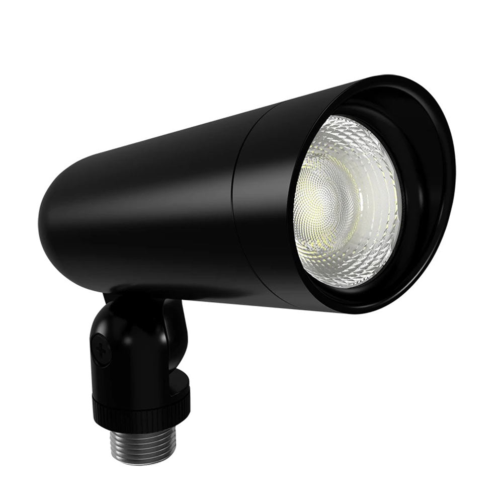 120V LED Adjustable Small Flood Light, 4000K, 8W, Black - Bees Lighting