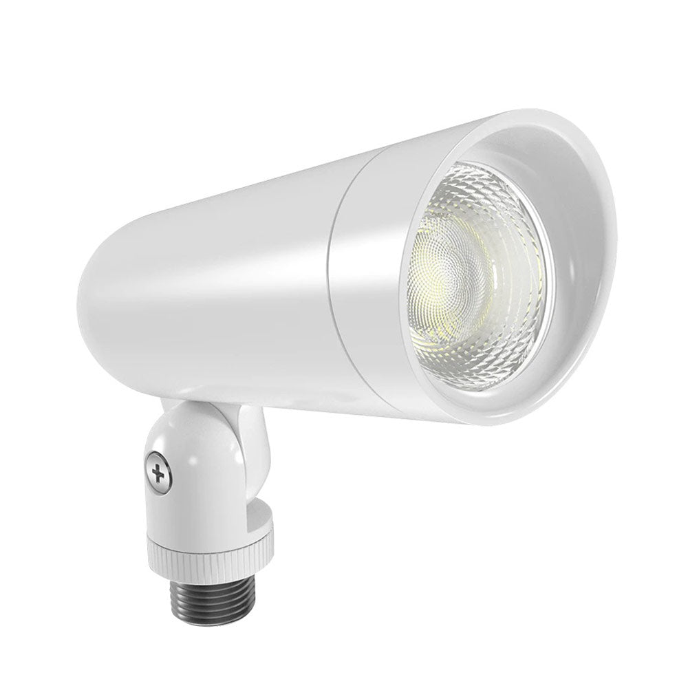 120V LED Adjustable Small Flood Light, 4000K, 8W, White - Bees Lighting