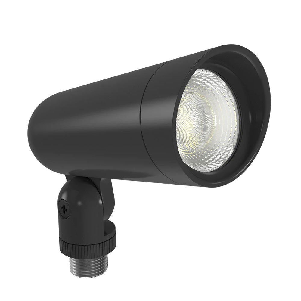 120V LED Adjustable Small Flood Light, 4000K, 8W, Bronze - Bees Lighting