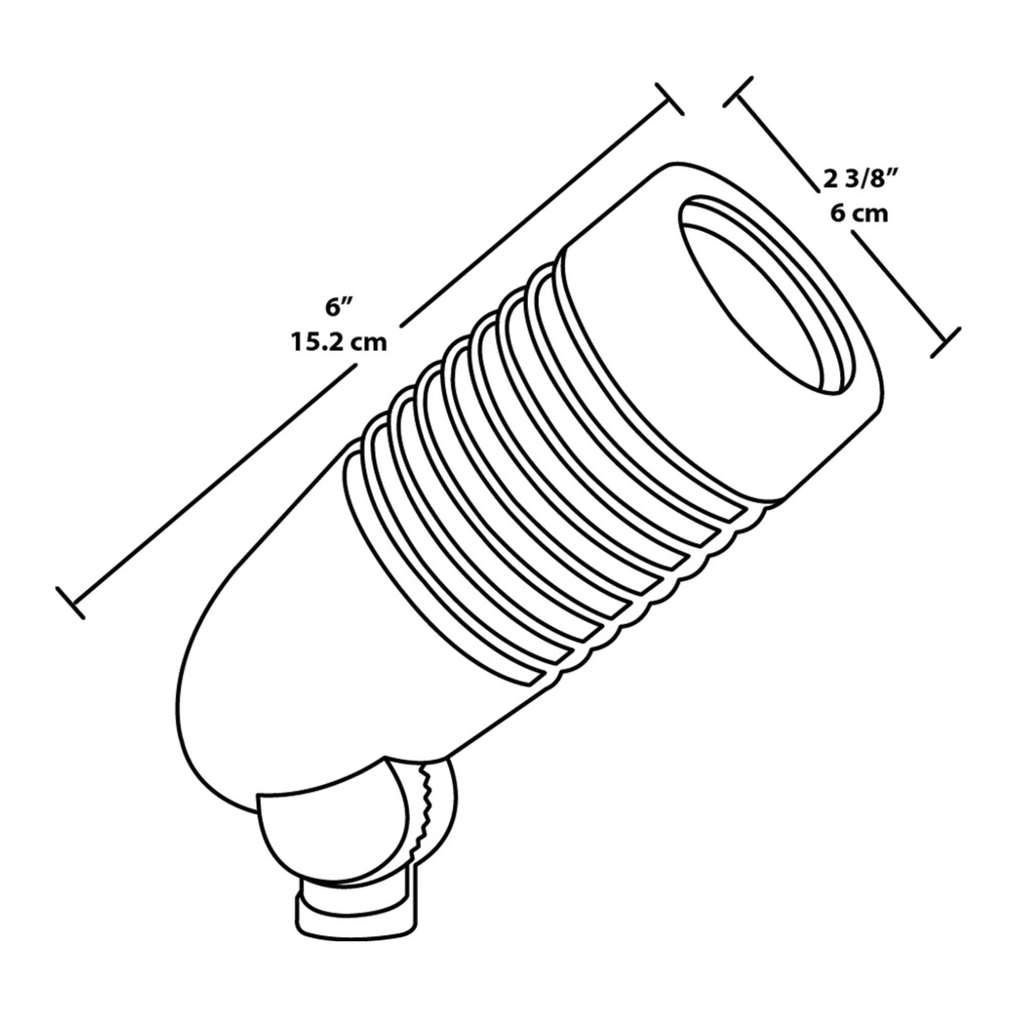 120V LED Compact Flood Light, 5W, 4000K, Bronze