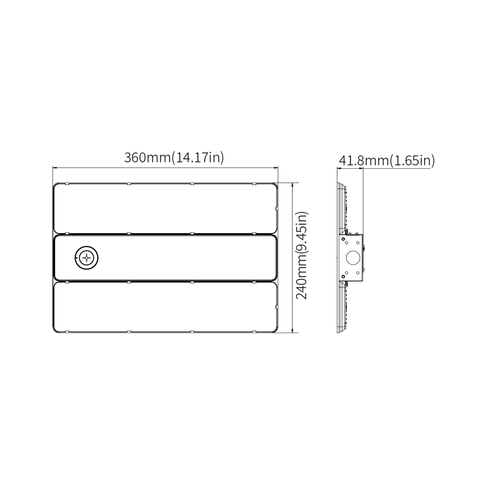 GLT - High Bay LED Light, 130W, 18500 Lumens, 4000K/5000K, 120-277V | Bees Lighting