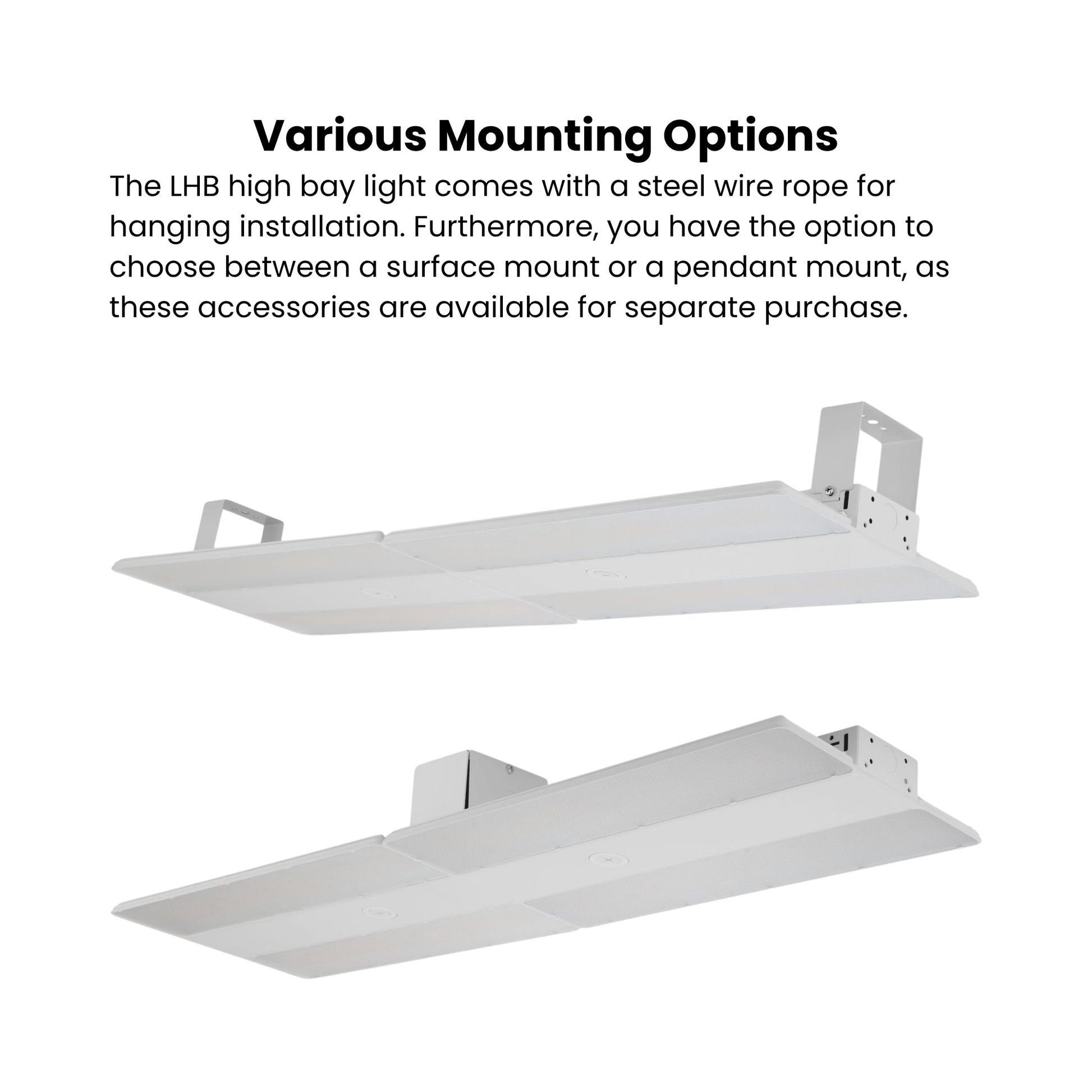 GLT - 3ft High Bay LED Light, 410W, 60000 Lumens, 4000K/5000K, 120-277V | Bees Lighting