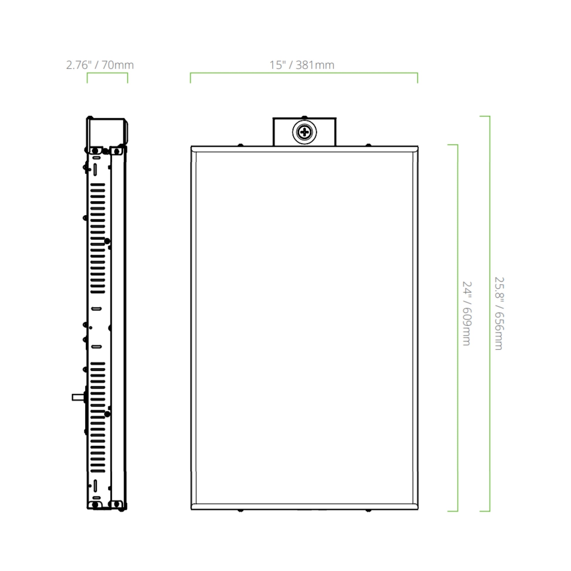 Eiko - Linear High Bay LED Light, 160W, 24000lm, 4000K/5000K, 120-347V | Bees Lighting