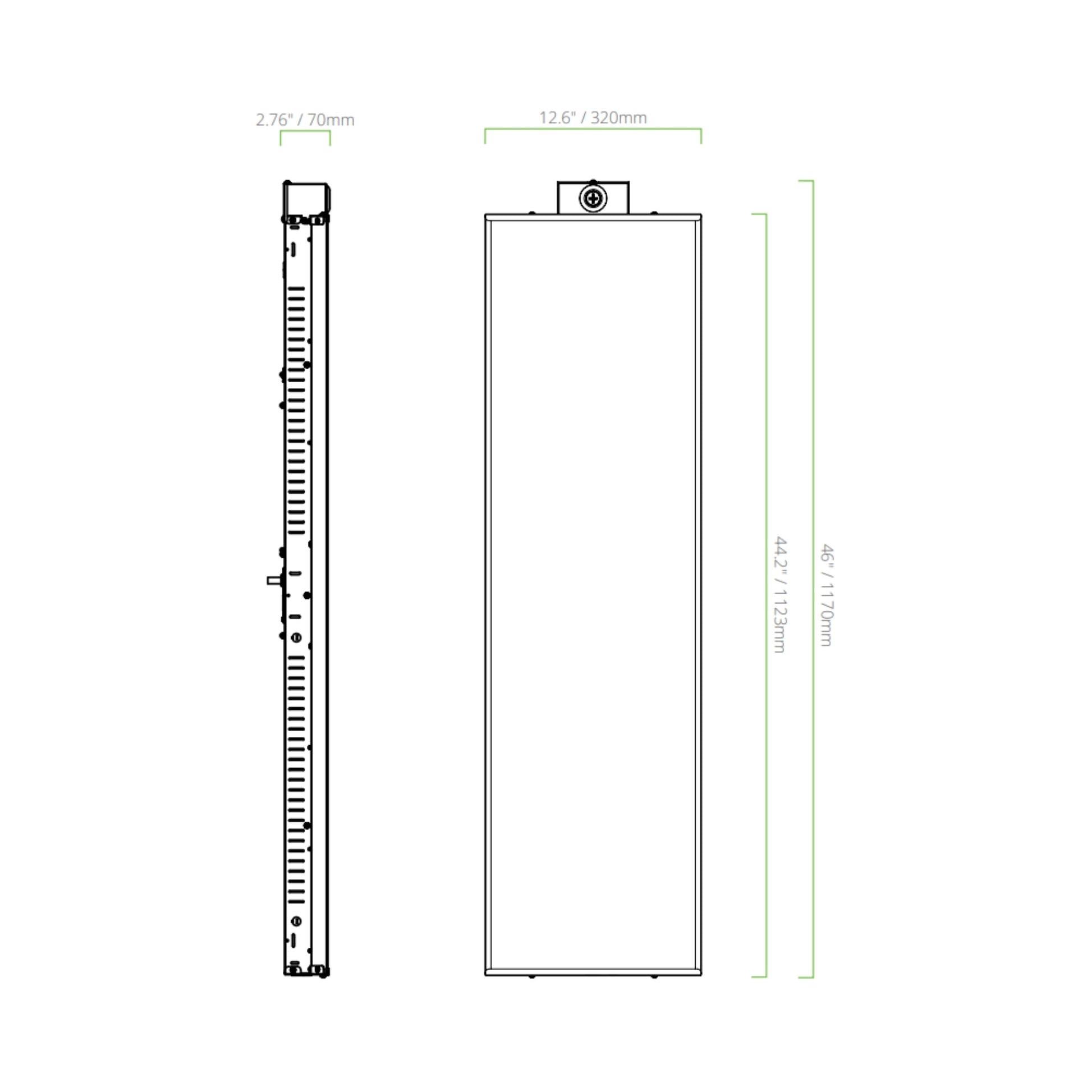 Eiko - Linear High Bay LED Light, 240W, 36000lm, 4000K/5000K, 120-347V | Bees Lighting