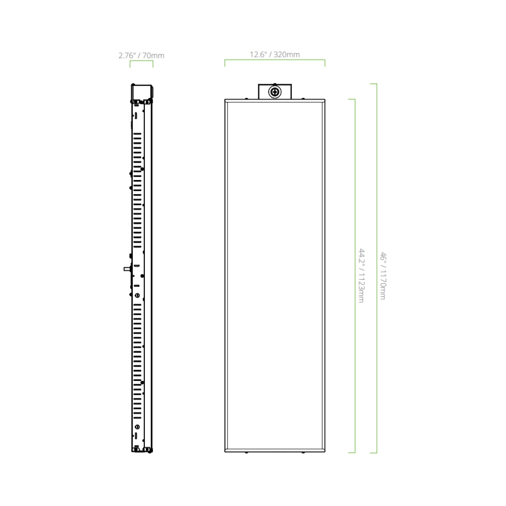 Eiko - Linear High Bay LED Light, 240W, 36000lm, 4000K/5000K, 120-347V | Bees Lighting