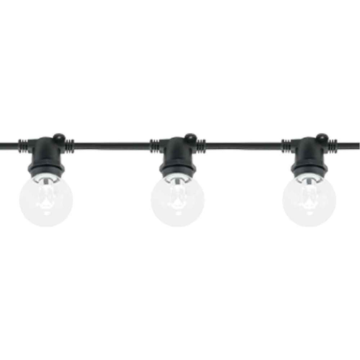 Commercial Grade LED String light, 330 Feet, Non suspended 264 sockets, E17 Intermediate Base - Bees Lighting