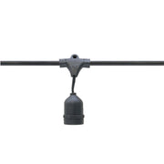 Commercial Grade Light String, Suspended 50 sockets, E26 Medium Base, 100 Feet - Bees Lighting