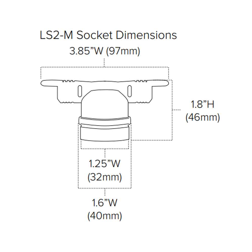 Commercial Grade String light, Non-Suspended 24 sockets, E26 Medium Base, 48 Feet - Bees Lighting
