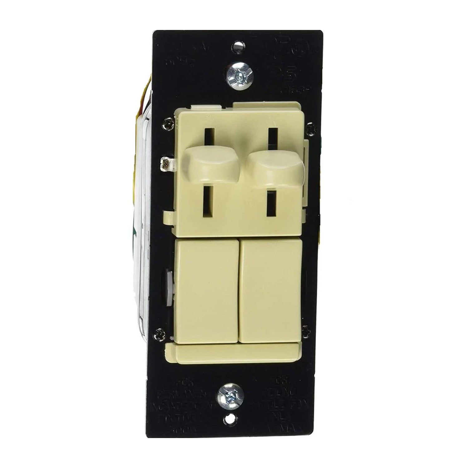 Legrand LSCLDC163P Dual Slide LED Dimmer and 3-Speed Fan Control - Bees Lighting