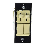 Legrand LSCLDC163P Dual Slide LED Dimmer and 3-Speed Fan Control - Bees Lighting