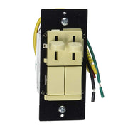 Legrand LSDC163P Dual Slide 3-Way Dimmer and 3-Speed Fan Control Switch - Bees Lighting