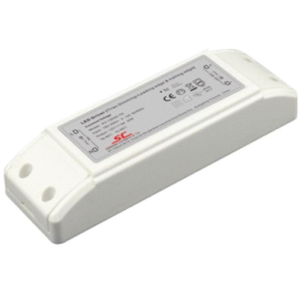 20 Watts, 12VDC Compact LED Driver, Triac Dimming, 120V Input - Bees Lighting