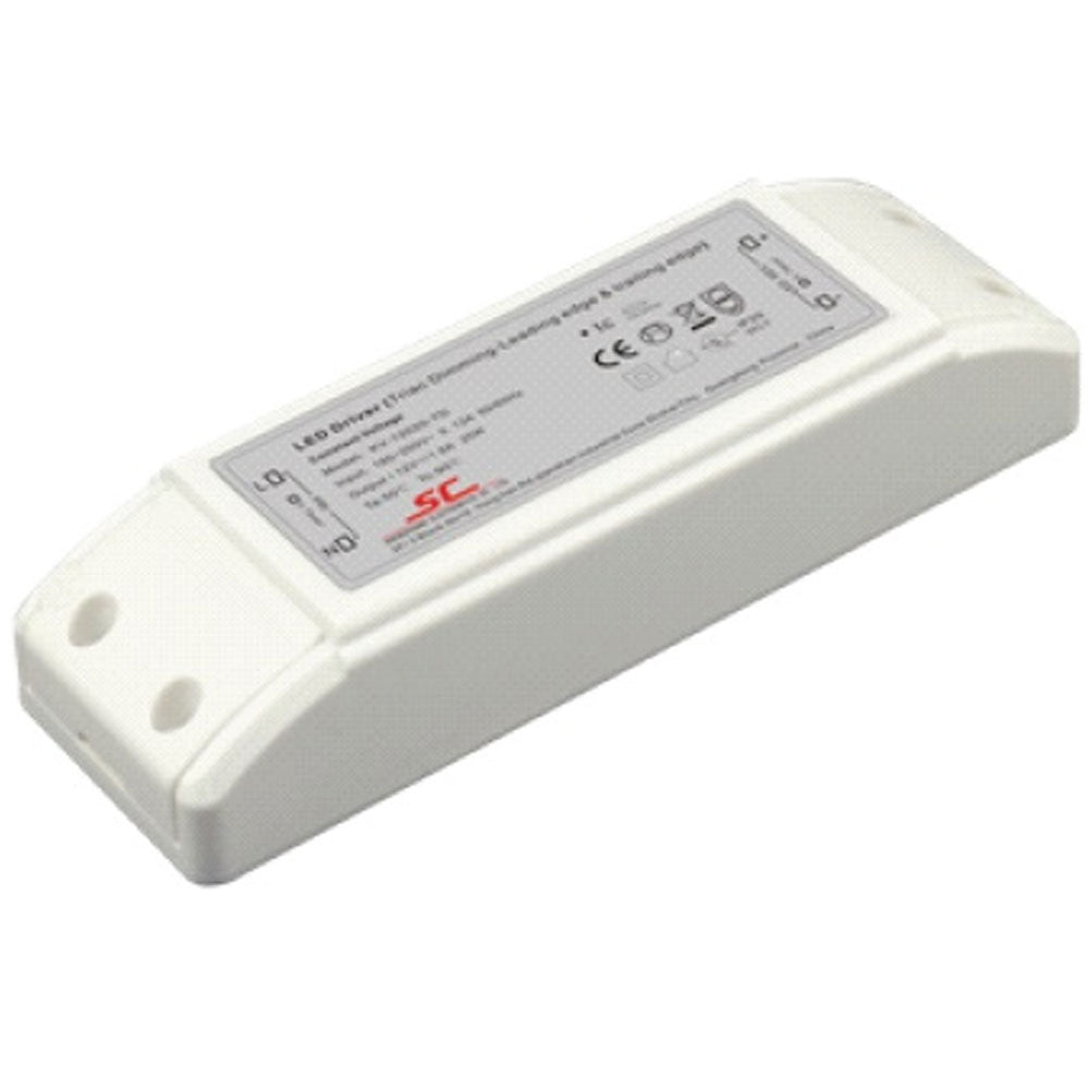 20 Watts, 12VDC Compact LED Driver, Triac Dimming, 120V Input - Bees Lighting
