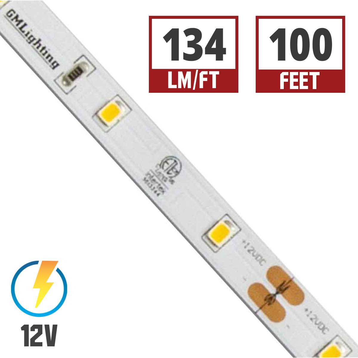 LTR-E Econo LED Strip Light, 1.5 Watts per ft, 134 Lumens per Ft, 12V - Bees Lighting