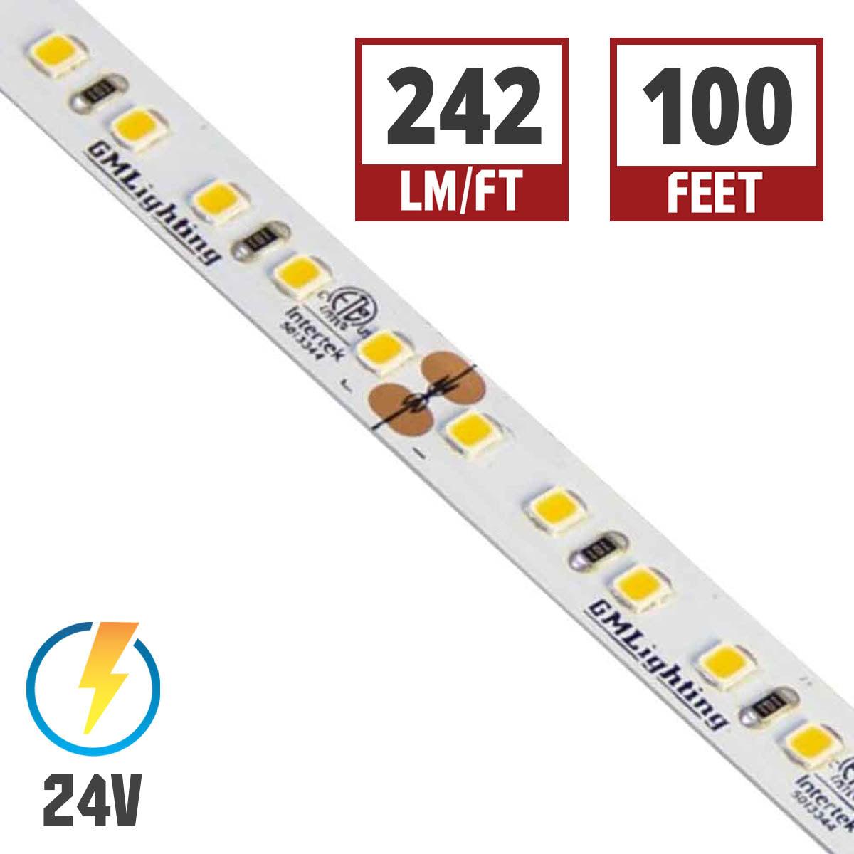 LTR-P Pro LED Strip Light, 3.0W / ft, 240 Lumens per Ft, 24V - Bees Lighting
