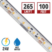 GM Lighting LTR-P Pro Series Wet Location 1.5W/3.0W/5.8W LED Tape, IP65 - Bees Lighting