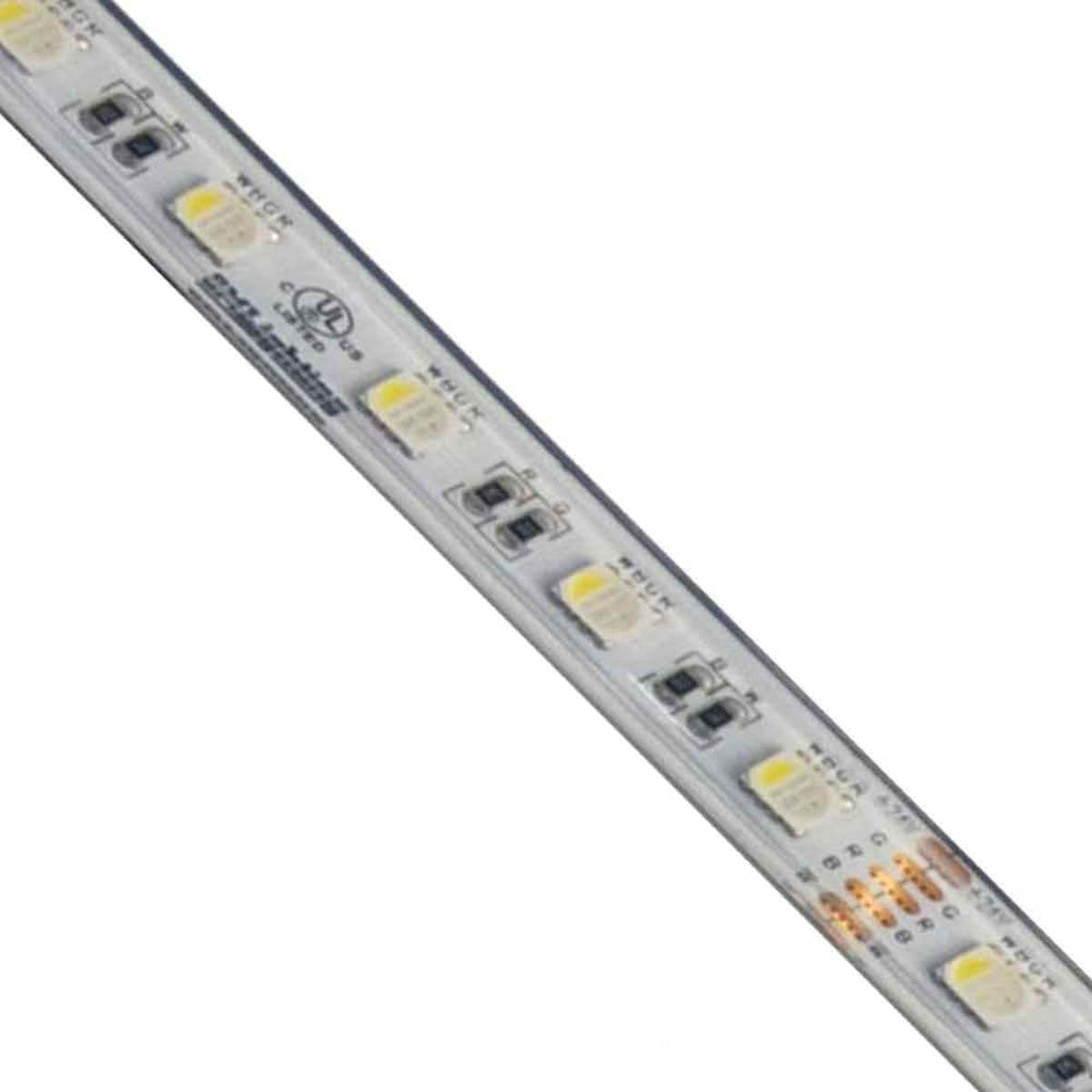 LTR-S Spec Wet Location LED Strip Light, 16Ft Reel, Color Changing RGB + 3000K, 210 Lm/Ft, 24V