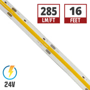 LTR-Spec COB LED Tape Light, Static White, 285 Lm/ft - Bees Lighting