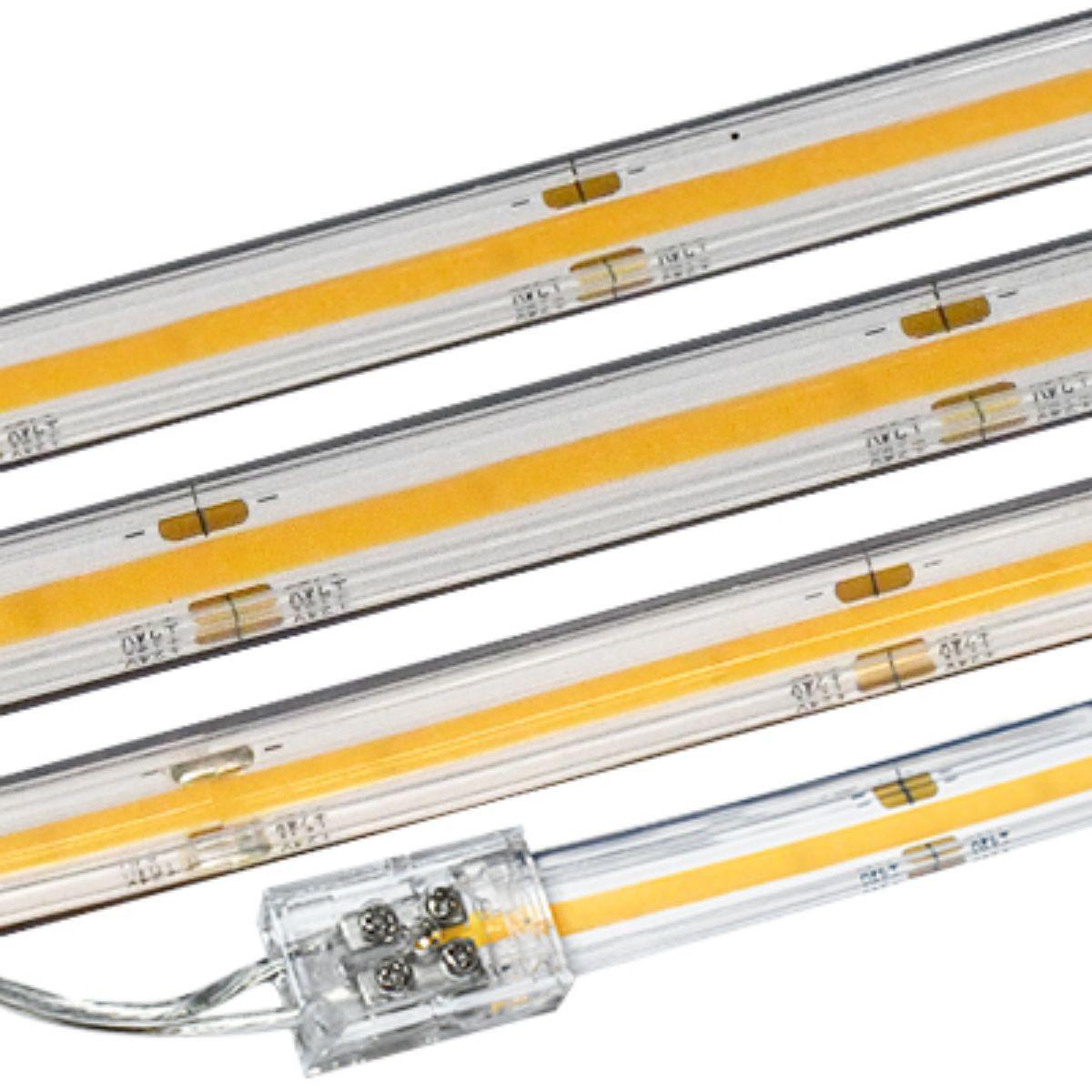 LTR-S Spec COB Wet Location LED Strip Light, 130 Lumens per Ft, 1.5 watts per Ft, 24V