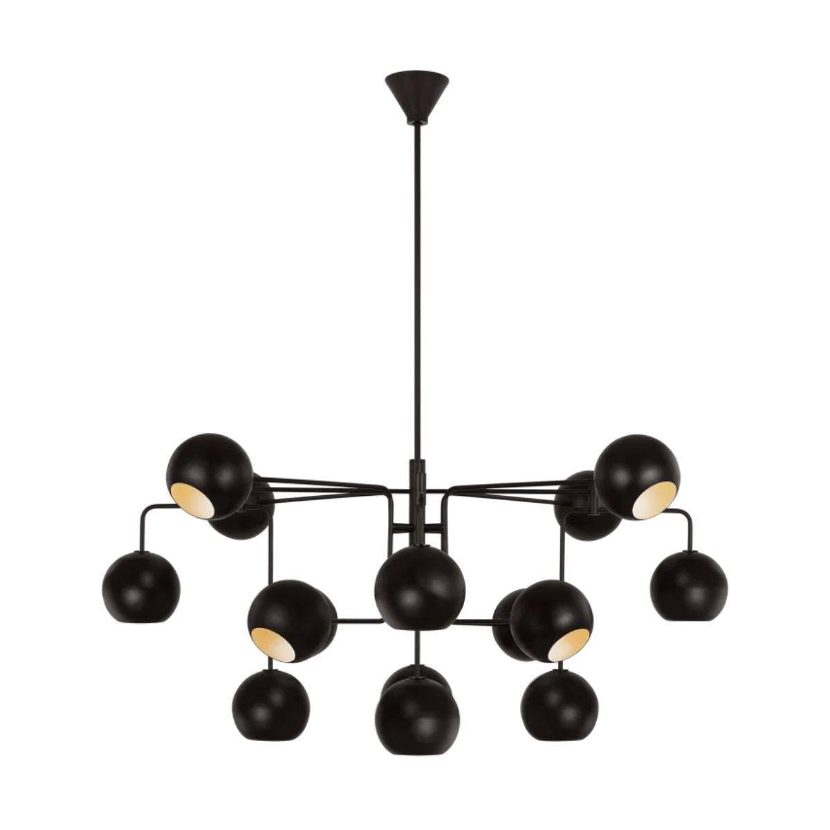 Chaumont 48 in. 16 lights Chandelier Iron finish
