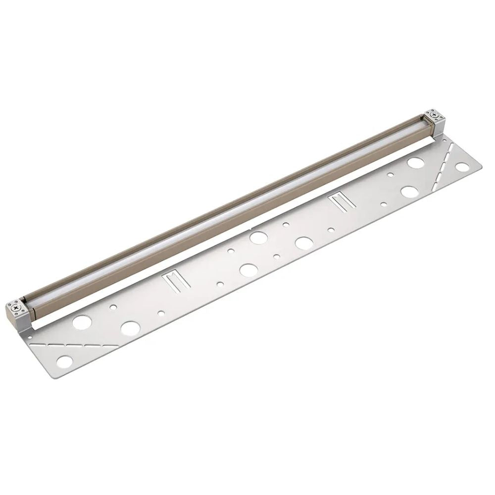 12V LED 18" Hardscape Light 3000K Sand Aluminum