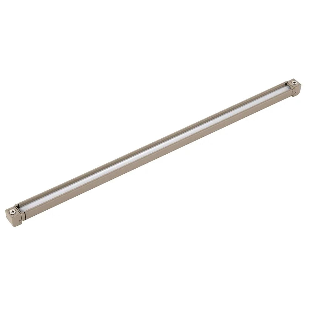 18 in sand aluminum hardscape LED light bar with end mounting points