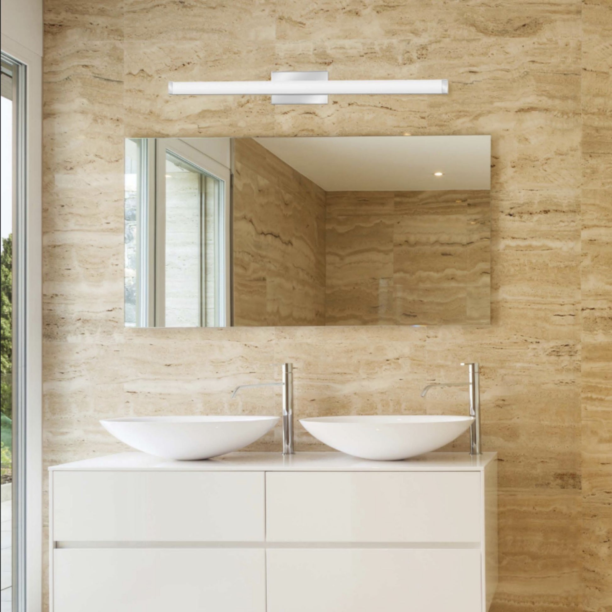 36" LED Vanity Light, Selectable CCT, Brushed Nickel - Bees Lighting