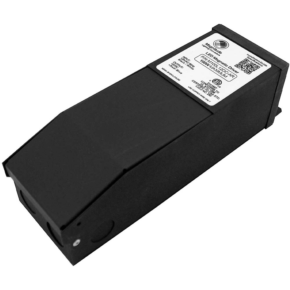 Magnetic LED Driver 12V DC 100 Watts 120V Input Dimmable - Bees Lighting