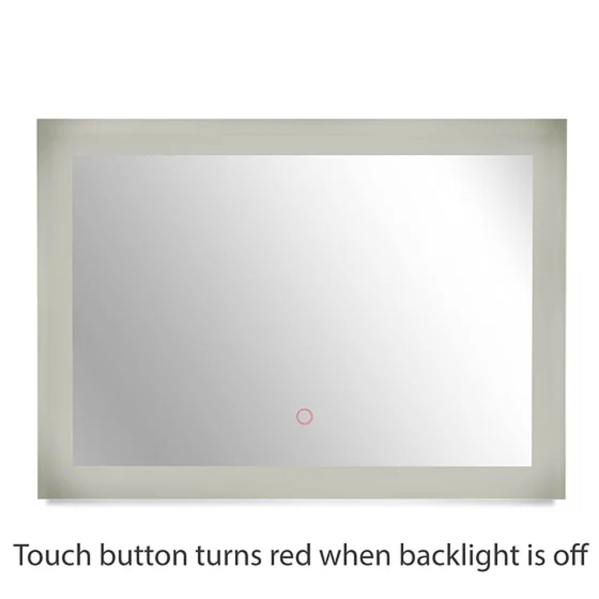 Royal 48 in. x 36 in. LED Wall Mirror with Touch On/Off Dimmer Function