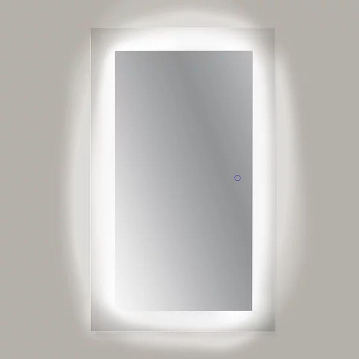 Royal 35 in. x 60 in. LED Wall Mirror with Touch On/Off Dimmer Function - Bees Lighting