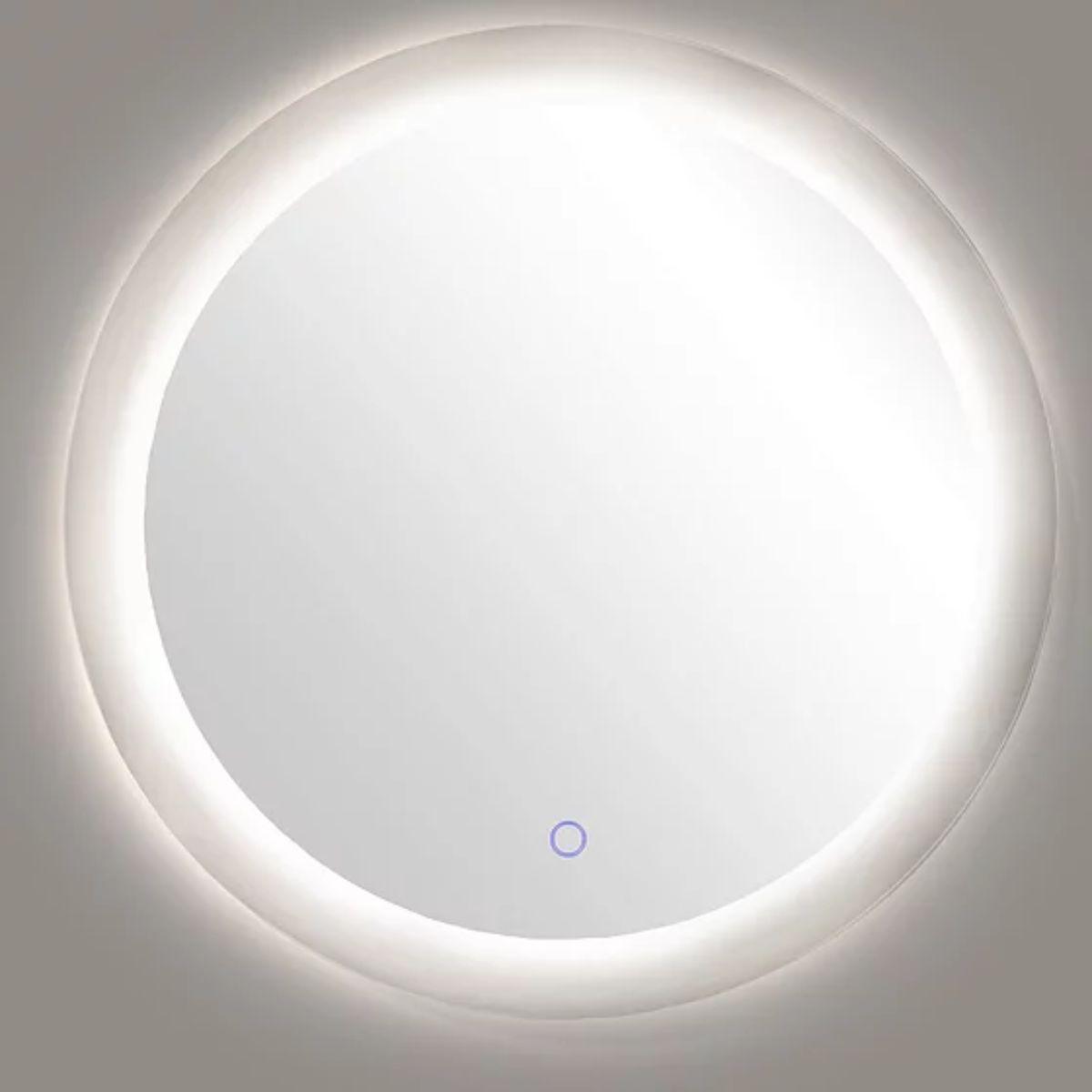 Royal 24 in. Round LED Wall Mirror with Touch On/Off Dimmer Function - Bees Lighting