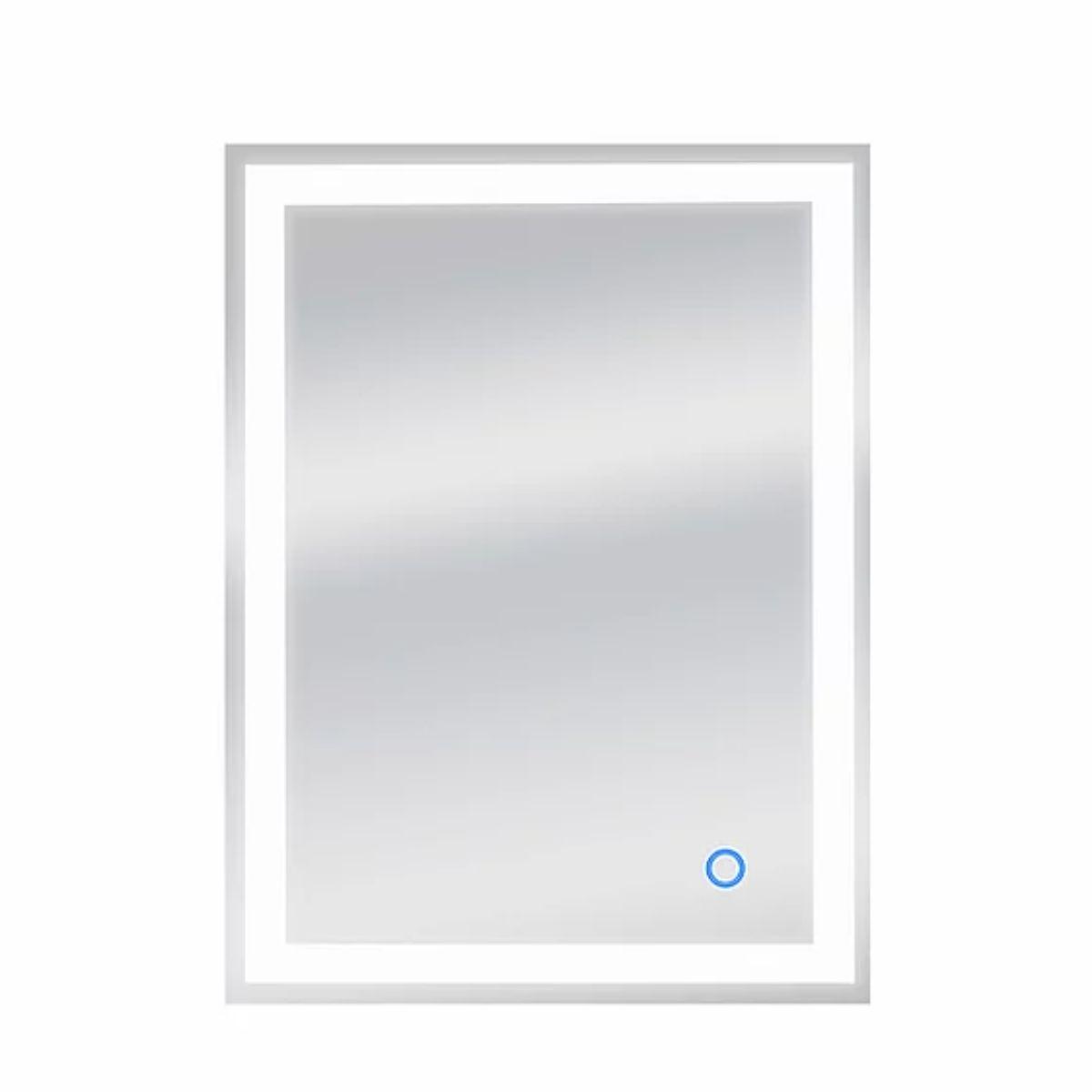 Edison 24 in. x 32 in. LED Wall Mirror with Touch On/Off Dimmer Function - Bees Lighting
