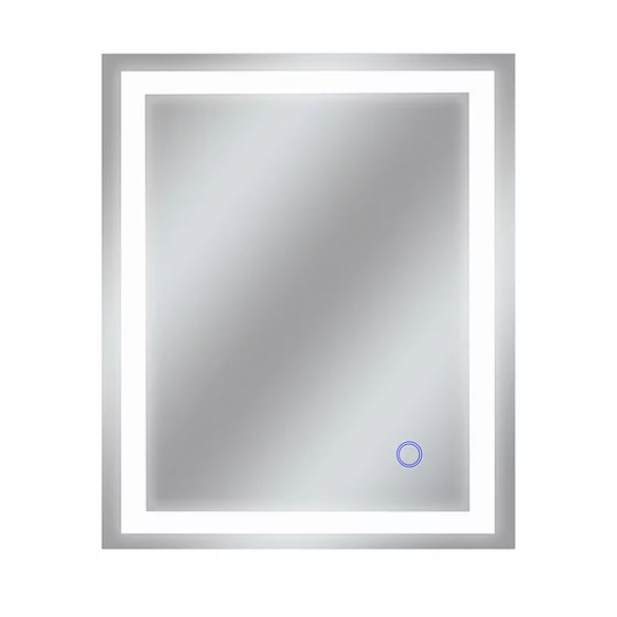 Edison 30 in. x 36 in. LED Wall Mirror with Touch On/Off Dimmer Function
