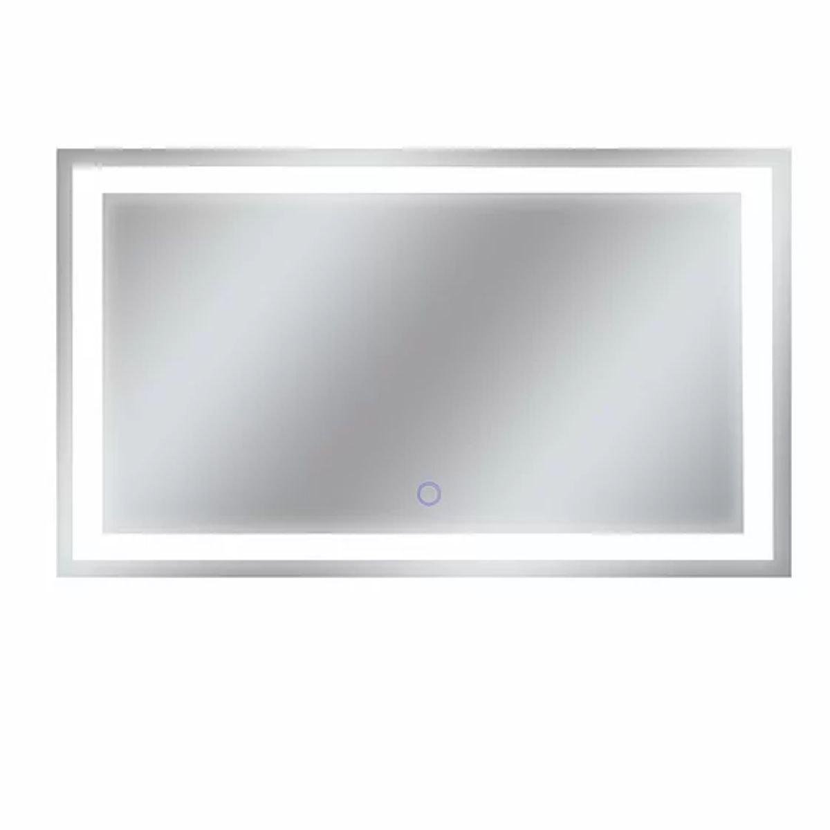 Edison 60 in. x 35 in. LED Wall Mirror with Touch On/Off Dimmer Function