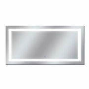 Edison 72 in. x 38 in. LED Wall Mirror with Touch On/Off Dimmer Function - Bees Lighting