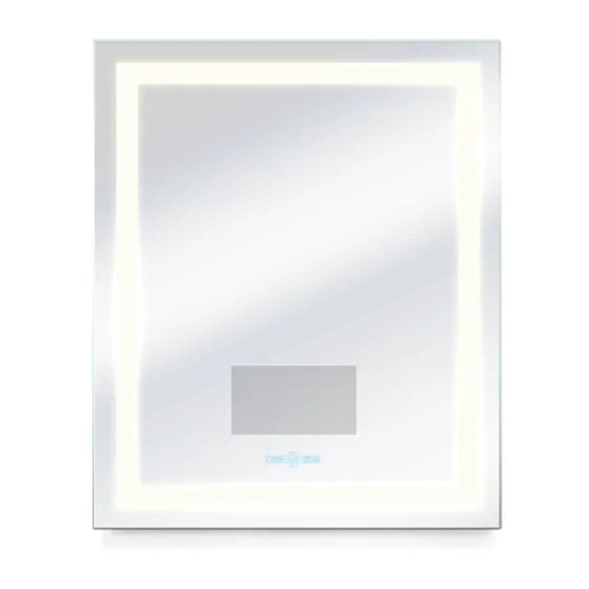 Edison Crystal 30 In. X 36 In. LED Wall Mirror With 13.3 in. LCD Television and Touch On/Off Dimmer Function - Bees Lighting