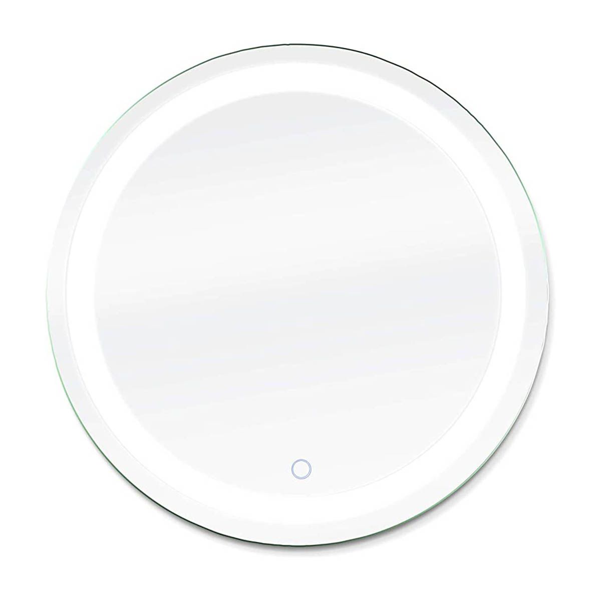 Edison 24 in. Round LED Wall Mirror with Touch On/Off Dimmer Function