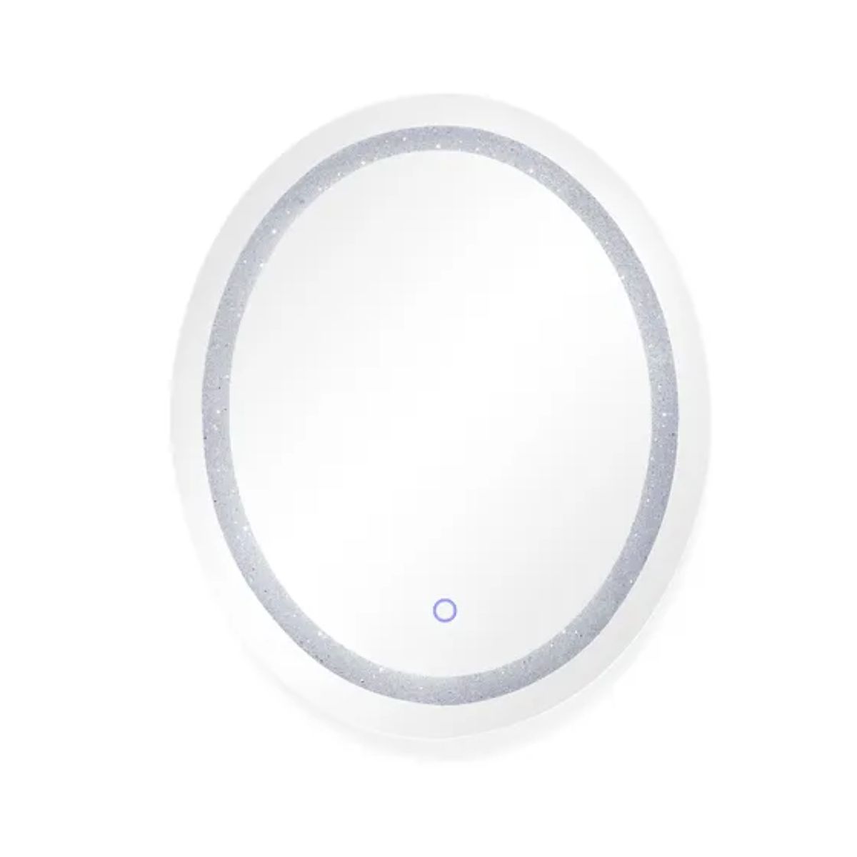 Edison 30 in. x 36 in. Oval LED Wall Mirror with Touch On/Off Dimmer Function